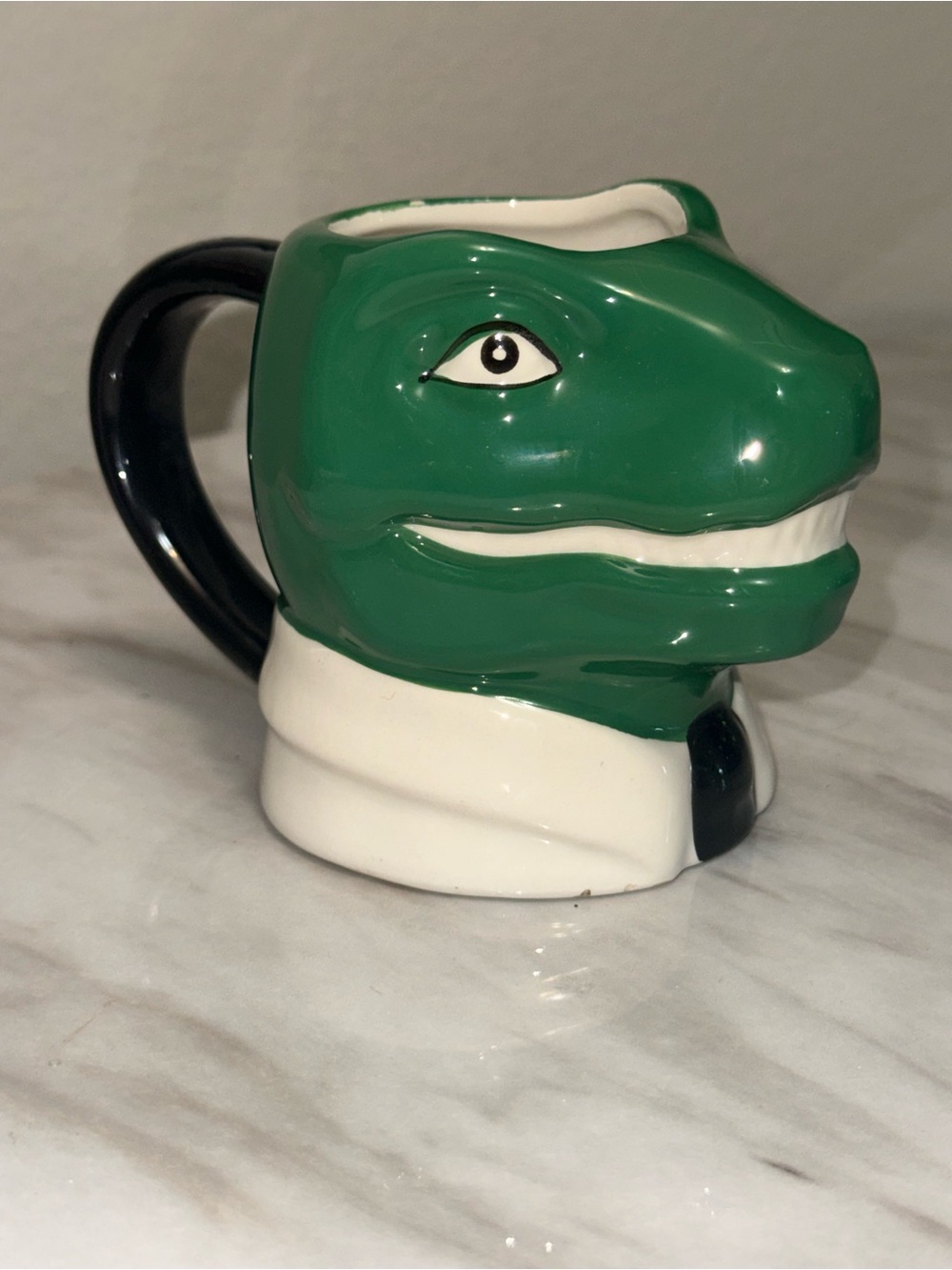 Room Essentials Dinosaur Head Figural Novelty Mug Ceramic Green 12 fl oz